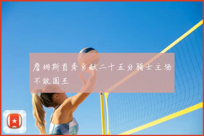 詹姆斯首秀贡献二十五分骑士主场不敌国王