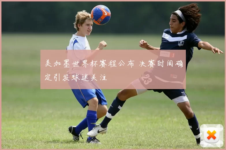 美加墨世界杯赛程公布 决赛时间确定引发球迷关注